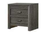 VALOR Grey Nightstand - Ornate Home