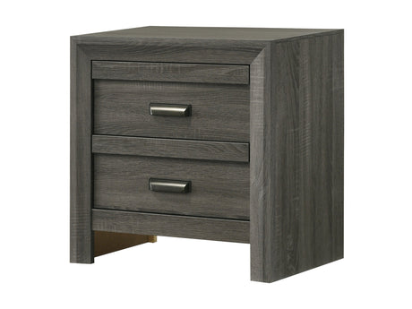 VALOR Grey Nightstand - Ornate Home