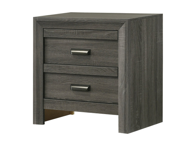 VALOR Grey Nightstand - Ornate Home