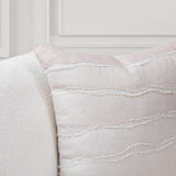 VC Bikram Ivory/Natural 22x22 Throw Pillow (Set of 2) - Ornate Home