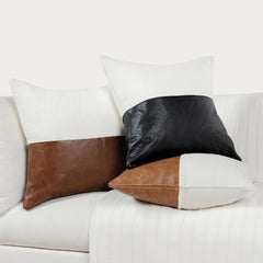 VC Canyon Ivory/Kona Brown 20x20 Throw Pillow (Set of 2) - Ornate Home