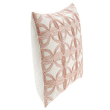 VC Elea Ivory/Blush 22x22 Throw Pillow (Set of 2) - Ornate Home