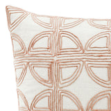 VC Elea Ivory/Blush 22x22 Throw Pillow (Set of 2) - Ornate Home