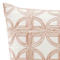 VC Elea Ivory/Blush 22x22 Throw Pillow (Set of 2) - Ornate Home