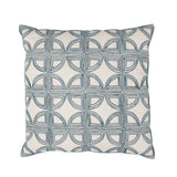 VC Elea Ivory/Navy 22x22 Throw Pillow (Set of 2) - Ornate Home