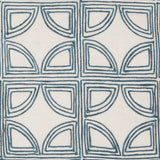 VC Elea Ivory/Navy 22x22 Throw Pillow (Set of 2) - Ornate Home