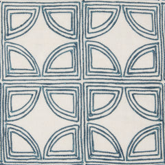 VC Elea Ivory/Navy 22x22 Throw Pillow (Set of 2) - Ornate Home