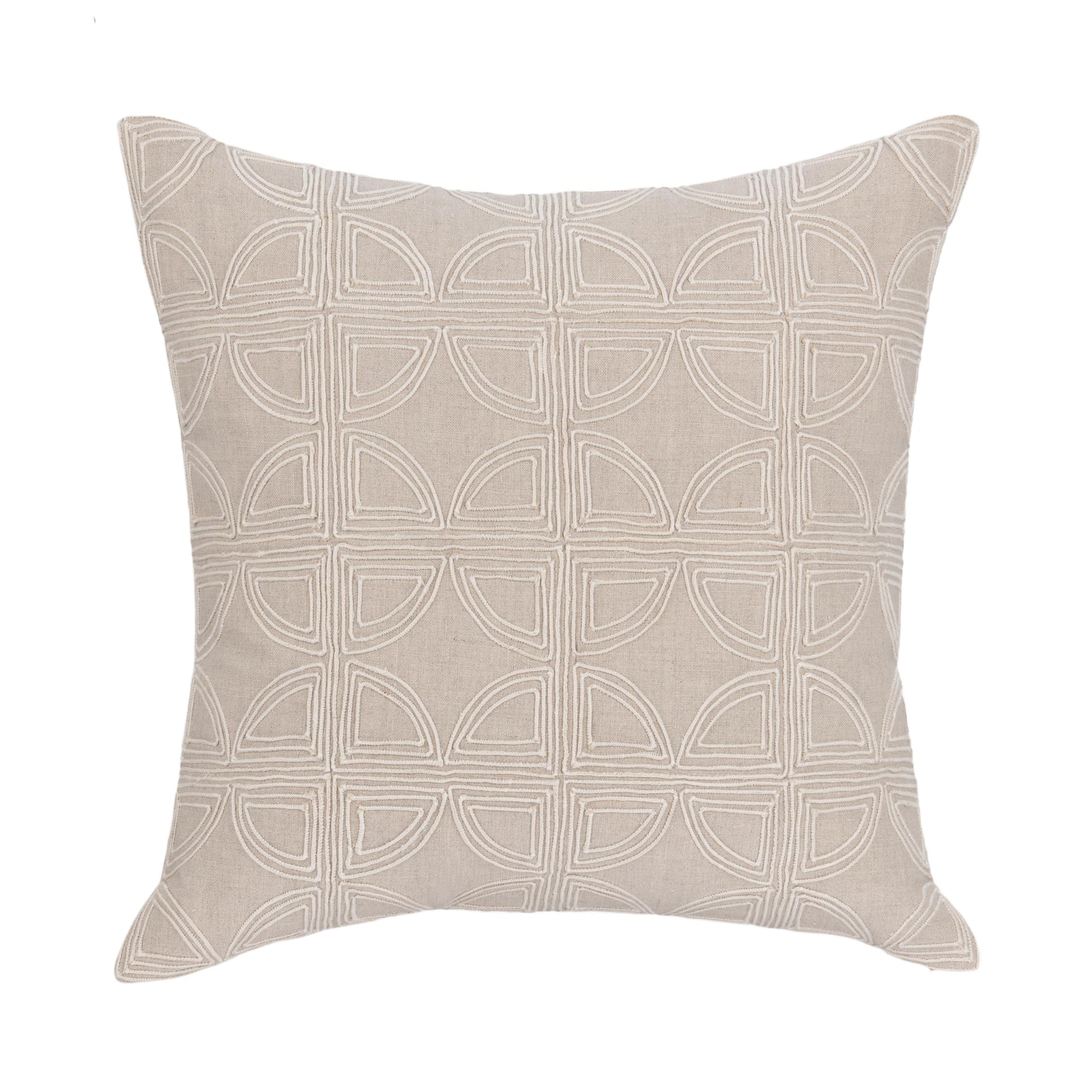 VC Elea Natural 22x22 Throw Pillow (Set of 2) - Ornate Home