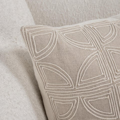 VC Elea Natural 22x22 Throw Pillow (Set of 2) - Ornate Home