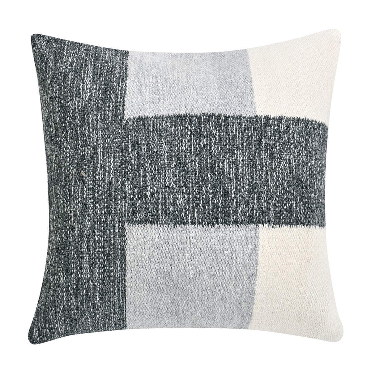 VC Kass Charcoal/Ivory Multiple Sizes Throw Pillow (Set of 2) - Ornate Home