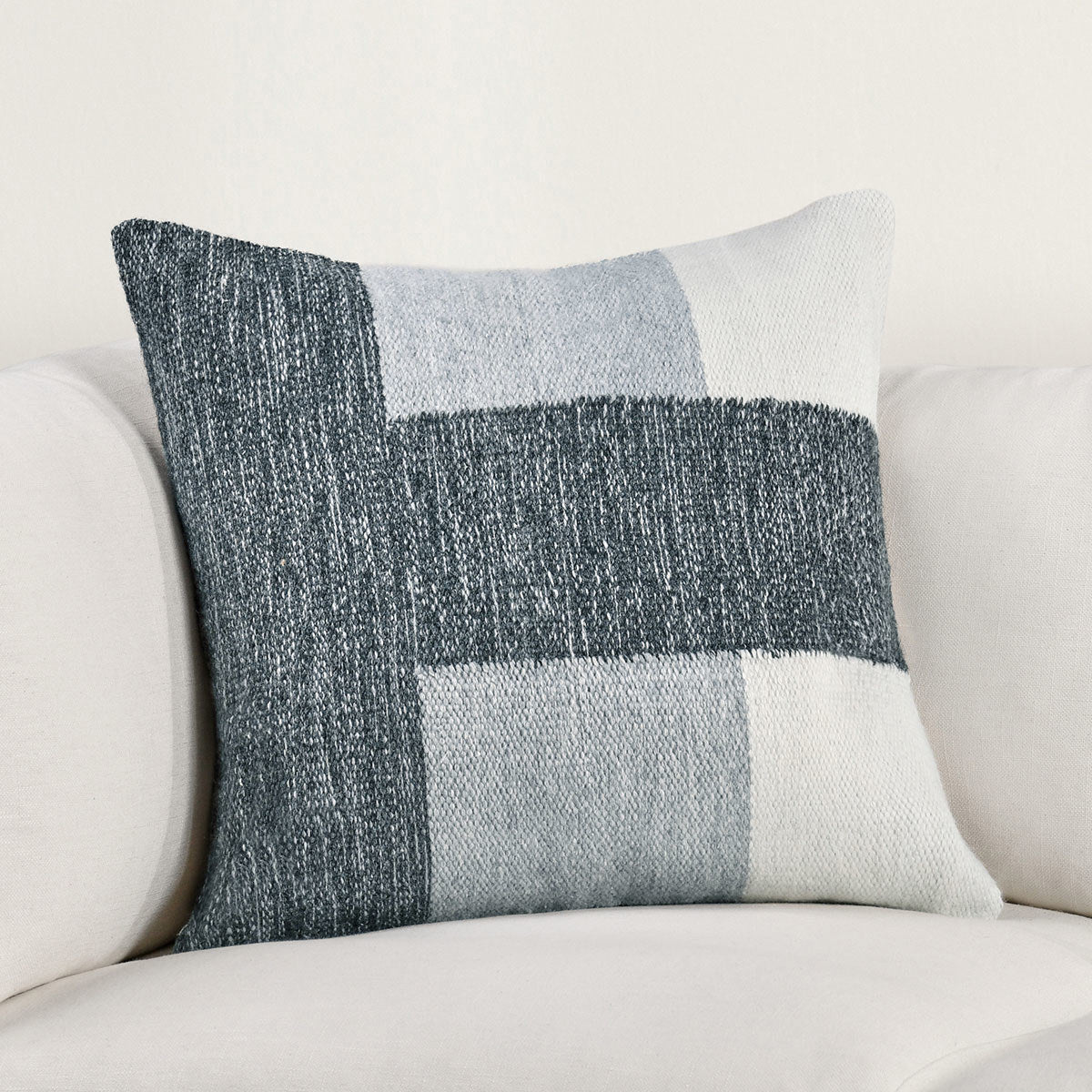 VC Kass Charcoal/Ivory Multiple Sizes Throw Pillow (Set of 2) - Ornate Home