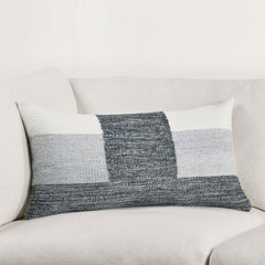 VC Kass Charcoal/Ivory Multiple Sizes Throw Pillow (Set of 2) - Ornate Home