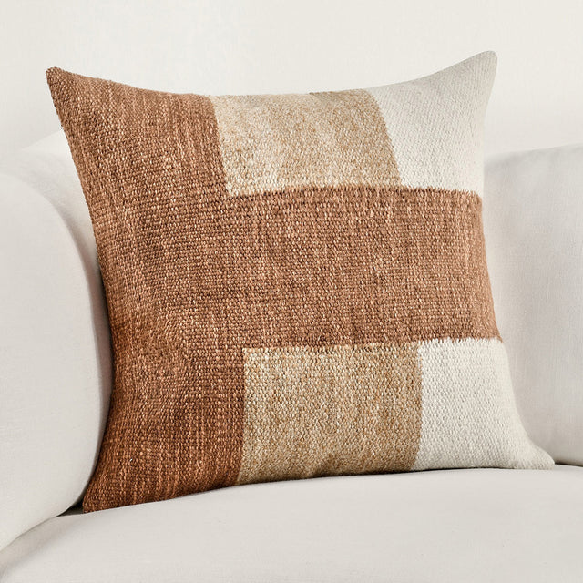 VC Kass Terracotta Multiple Sizes Throw Pillow (Set of 2) - Ornate Home