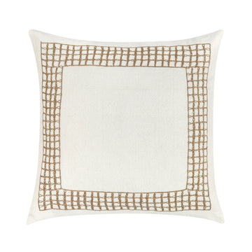 VC Marina White 26x26 Throw Pillow (Set of 2) - Ornate Home