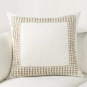VC Marina White 26x26 Throw Pillow (Set of 2) - Ornate Home