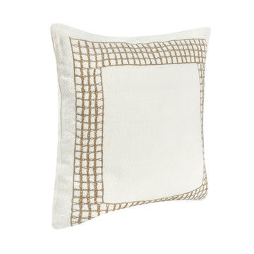 VC Marina White 26x26 Throw Pillow (Set of 2) - Ornate Home
