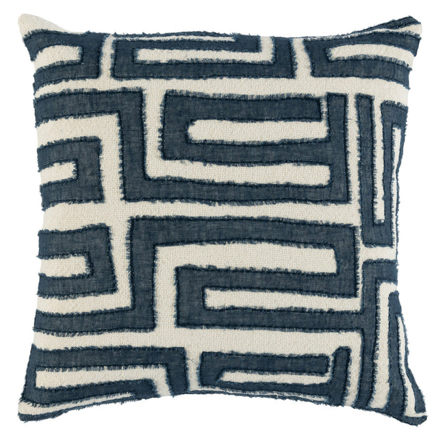 VC Mateo Azul Blue 22X22 Throw Pillow (Set of 2) - Ornate Home