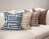 VC Mateo Azul Blue 22X22 Throw Pillow (Set of 2) - Ornate Home
