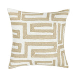 VC Mateo Metallic Gold/Ivory 22X22 Throw Pillow (Set of 2) - Ornate Home