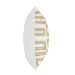 VC Mateo Metallic Gold/Ivory 22X22 Throw Pillow (Set of 2) - Ornate Home