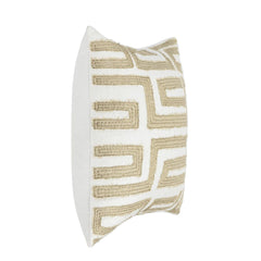 VC Mateo Metallic Gold/Ivory 22X22 Throw Pillow (Set of 2) - Ornate Home