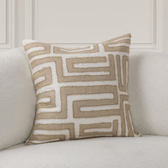 VC Mateo Natural/Ivory 22X22 Throw Pillow (Set of 2) - Ornate Home