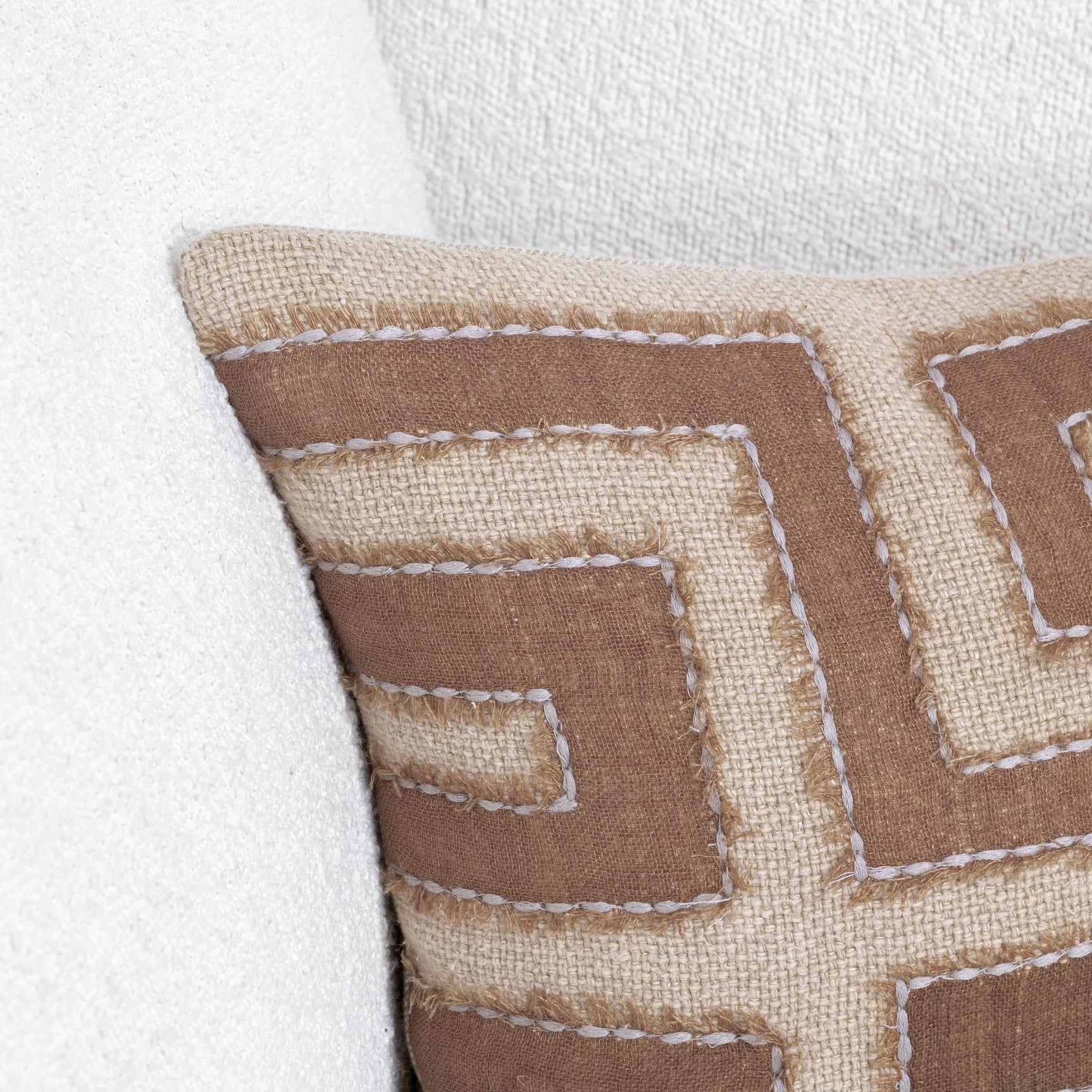VC Mateo Sepia Brown/Natural 14x20 Throw Pillow (Set of 2) - Ornate Home