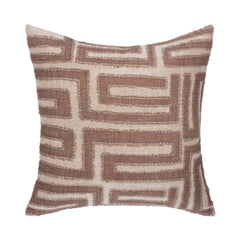 VC Mateo Sepia Brown/Natural 22x22 Throw Pillow (Set of 2) - Ornate Home