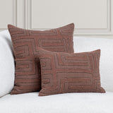 VC Mateo Sierra Brown 22x22 Throw Pillow (Set of 2) - Ornate Home