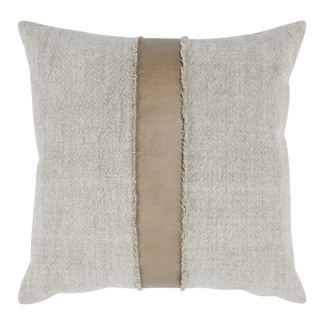 VC Steam Sandstorm Taupe/Natural 26x26 Throw Pillow (Set of 2) - Ornate Home
