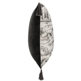 VC Stonework Charcoal 22x22 Throw Pillow (Set of 2) - Ornate Home
