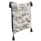 VC Stonework Charcoal 22x22 Throw Pillow (Set of 2) - Ornate Home