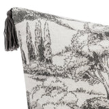 VC Stonework Charcoal 22x22 Throw Pillow (Set of 2) - Ornate Home