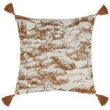 VC Stonework Clay 22x22 Throw Pillow (Set of 2) - Ornate Home
