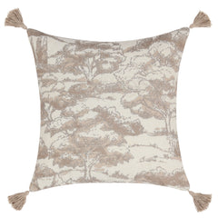 VC Stonework Natural 22x22 Throw Pillow (Set of 2) - Ornate Home