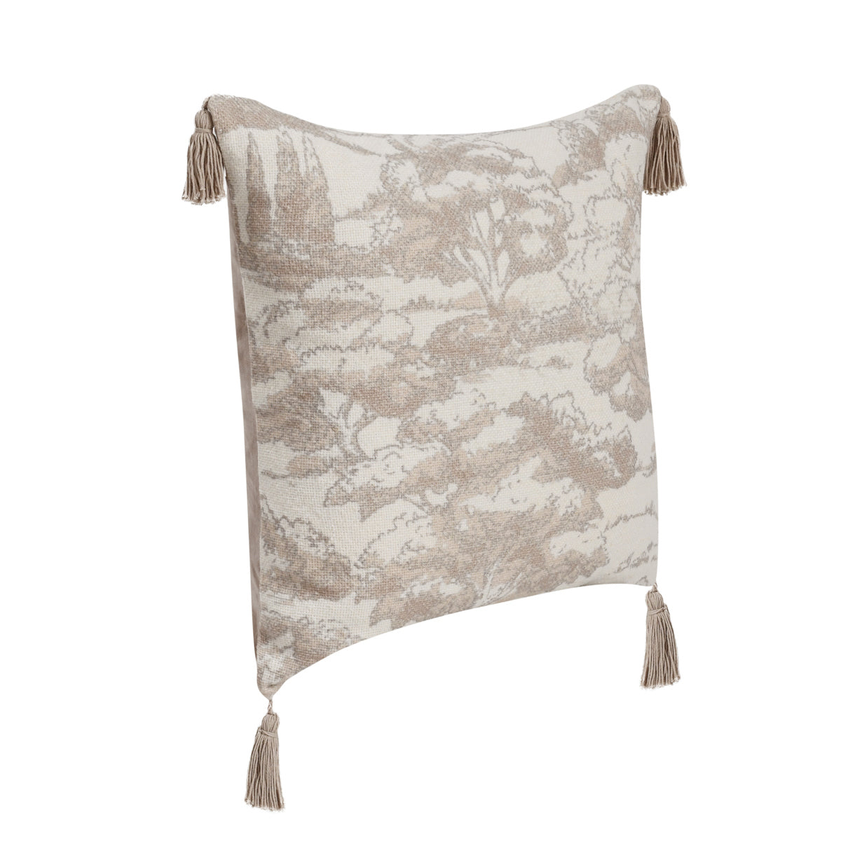 VC Stonework Natural 22x22 Throw Pillow (Set of 2) - Ornate Home