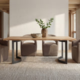 Bent Natural Oak Small Dining Table