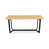 Bent Natural Oak Counter Table