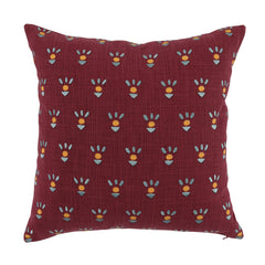 VE Monica Raspberry Red 18x18 Throw Pillow - Ornate Home