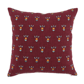 VE Monica Raspberry Red 18x18 Throw Pillow - Ornate Home