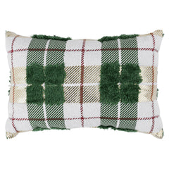 VE Plaid Green Texture Multi Multiple Sizes Throw Pillow - Ornate Home