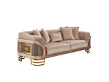Versace Cream Stationary Sofa