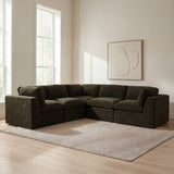 Cates Dark Green Classic L Modular Sectional