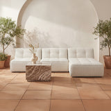 Sunseeker Brown Stripe Outdoor Chaise