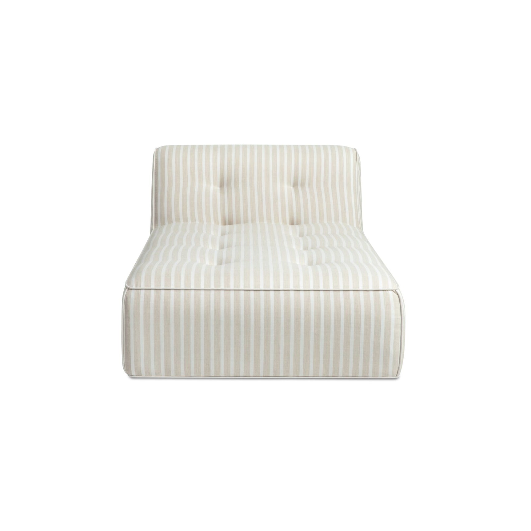 Sunseeker Brown Stripe Outdoor Chaise