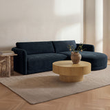 Emmy Dark Blue Right Sectional