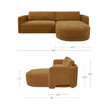 Emmy Ginger Right Sectional
