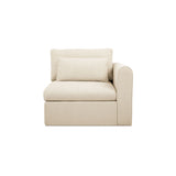 Swift Light Beige Right Arm Facing Chair