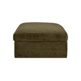 Swift Dark Green Storage Ottoman