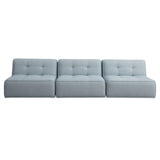 Sunseeker Light Blue 3 Piece Outdoor Sofa
